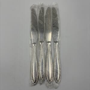 Pfaltzgraff American Bead Butter Knife Set 4 Knives New